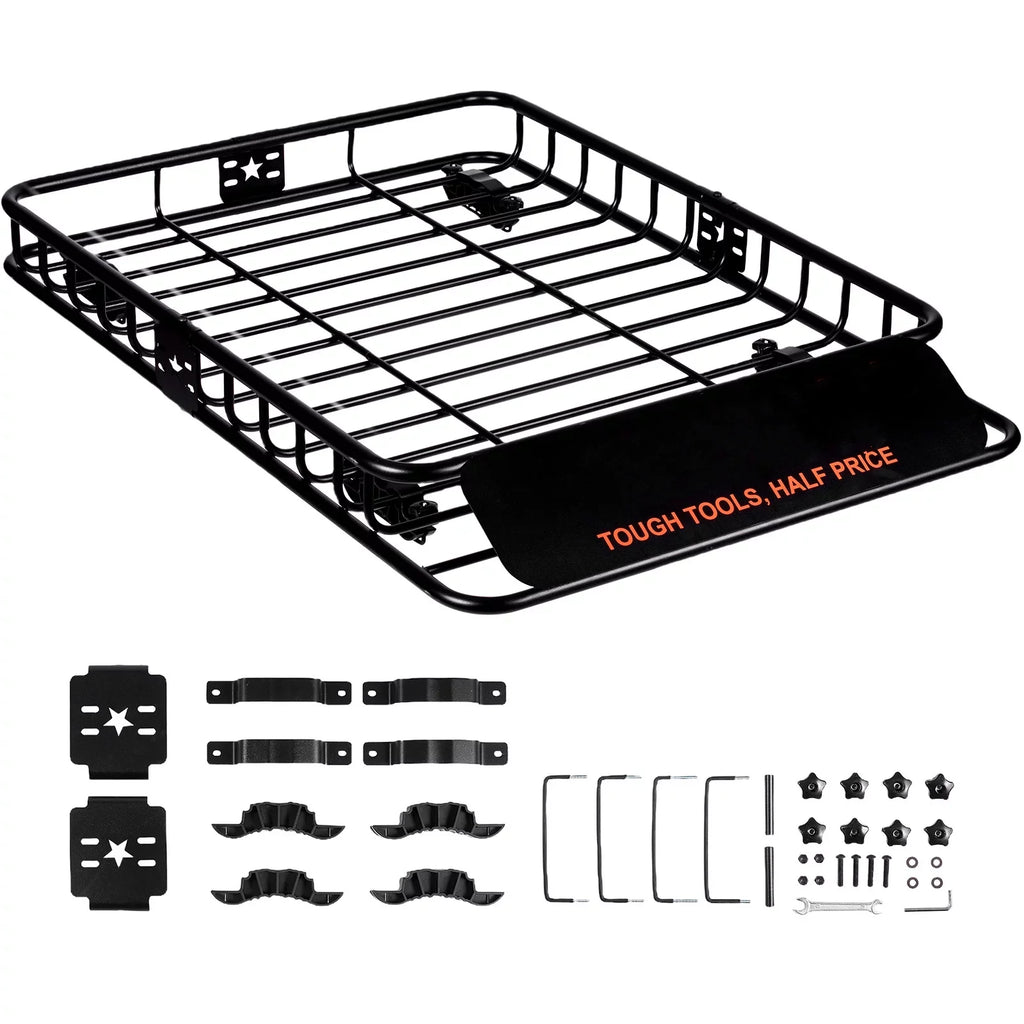 Duty Cargo 200 Rack Top Heavy Car LBS 46"x36"x4.5" BENTISM Truck Roof SUV Basket Capacity for Holder