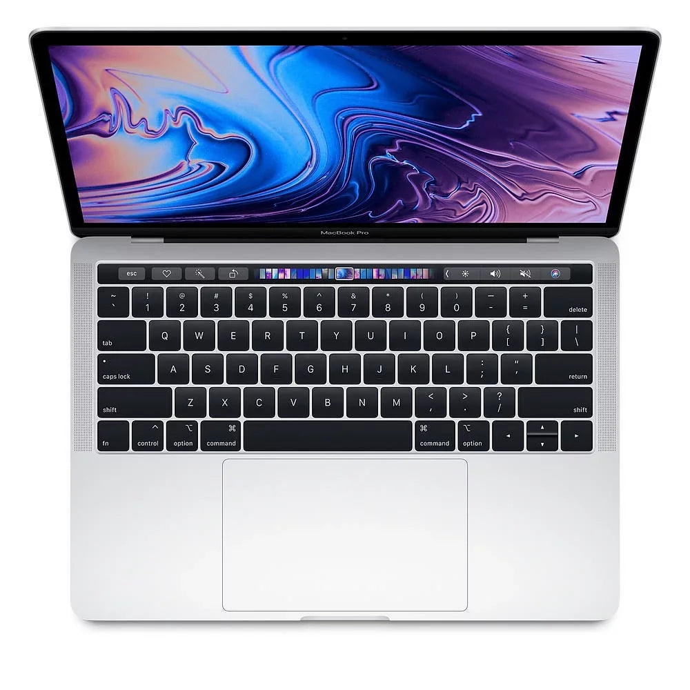Quad (Retina, 2.8Ghz Bar) Mac A Power MV992LL/A (2019) Adapter SSD Core 128GB Macbook 2560x1600 Grade 13.3-inch Touch Sur OS Silver, Memory Included Big Pro Display 16GB i7