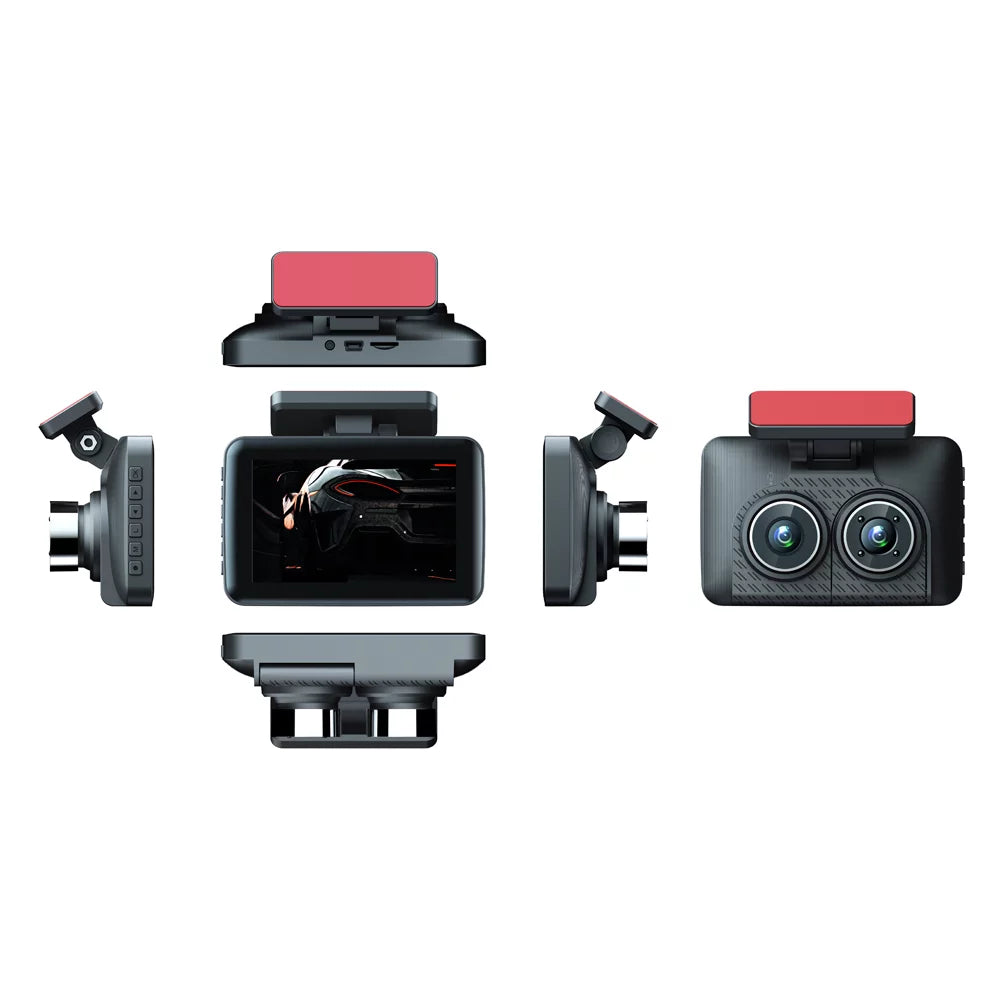 Cam, Car Triple Channel Dash Rearview Recording Camcorder, Mirror Car Clear Video 4in Andoer