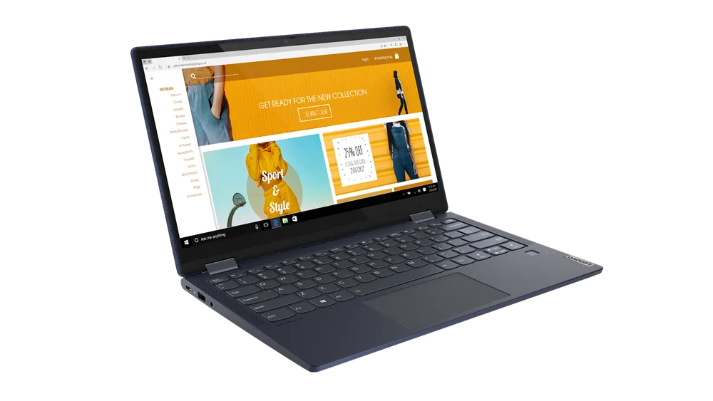 82ND0007US Abyss RAM SSD Win 13ALC6 Home Graphics Touchscreen 13.3" Yoga AMD Radeon 2.1GHz 8GB 512GB FHD 5 Ryzen 10 Blue 6 Refurbished 5500U