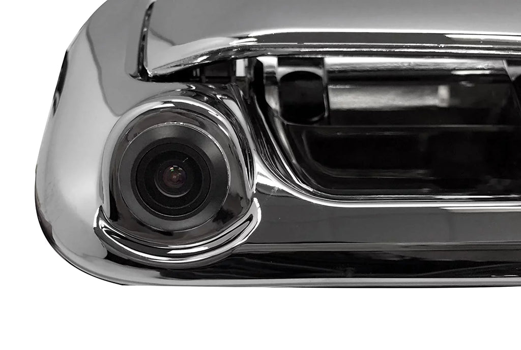 F150-F550 (05-16) Metal Backup Handle for Camera Tailgaters Chrome with Master Tailgate