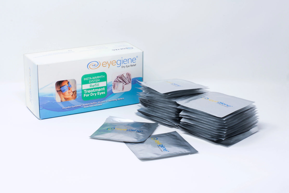 Wafers EyeGiene Insta-Warmth per Refills Packet Warming - Eye Wafer 2 Mask for 30 with Packets