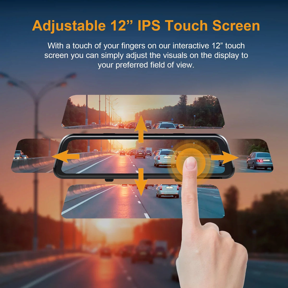 Dash Mirror Cam M2 with BSD ADAS Smart Rexing
