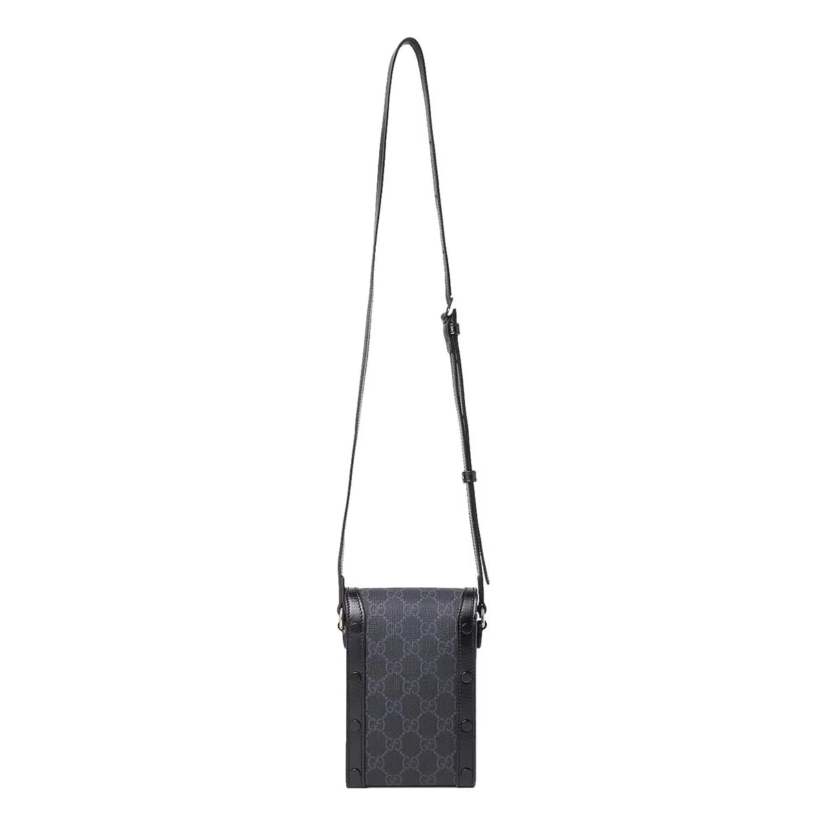 Printed Black Crossbody GG Retro Canvas Minibag