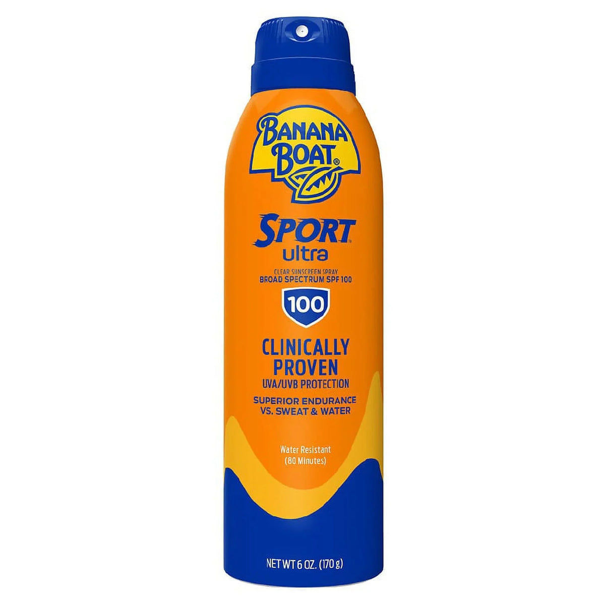 Banana Sunscreen Boat Clear SPF Spray 100 Ultra Sport