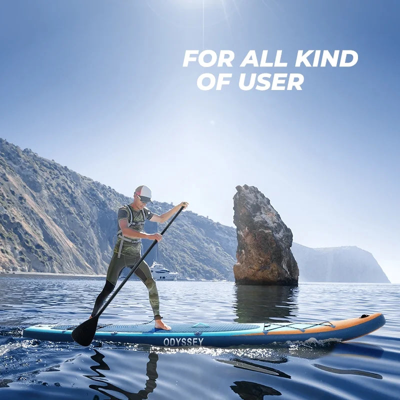 Inflatable with Pump, Premium (12' Paddle Air Fin, x ft 12 32'' 6'') ELECTRONIC x Leash, SUP KLOKICK