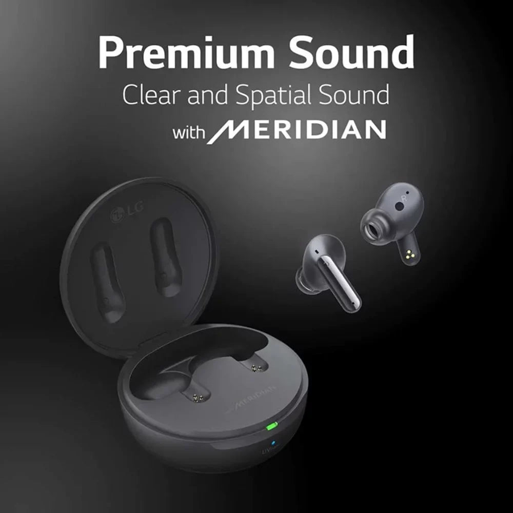 Box Earbuds, True FP7C Free Active Noise Open LG Wireless TONE UVnano Black Cancellation