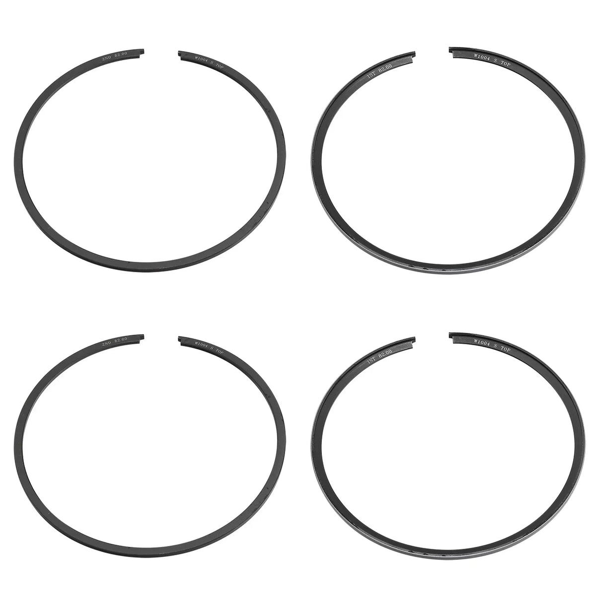 for GSX Sea-Doo GTI Namura, 2 Standard Bore HX 720 Kits Piston Ring NW-10004R, 1995-2005 82mm GS
