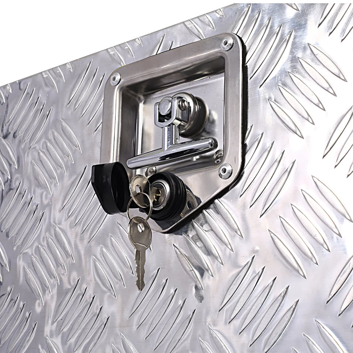 Storage Bed JBLCC Box, Pickup Keys, Lock Box, Silver Tool Underbody exterior RV Box Box, Storage 24" Aluminum Tool Trailer Truck Tool w/ Organizer,