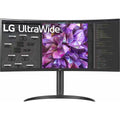 with LAN Box Open and (RJ-45) 34" QHD Curved 10 USB HDR Type-C Built-in-KVM-Monitor 34WQ75C-B IPS UltraWide LG