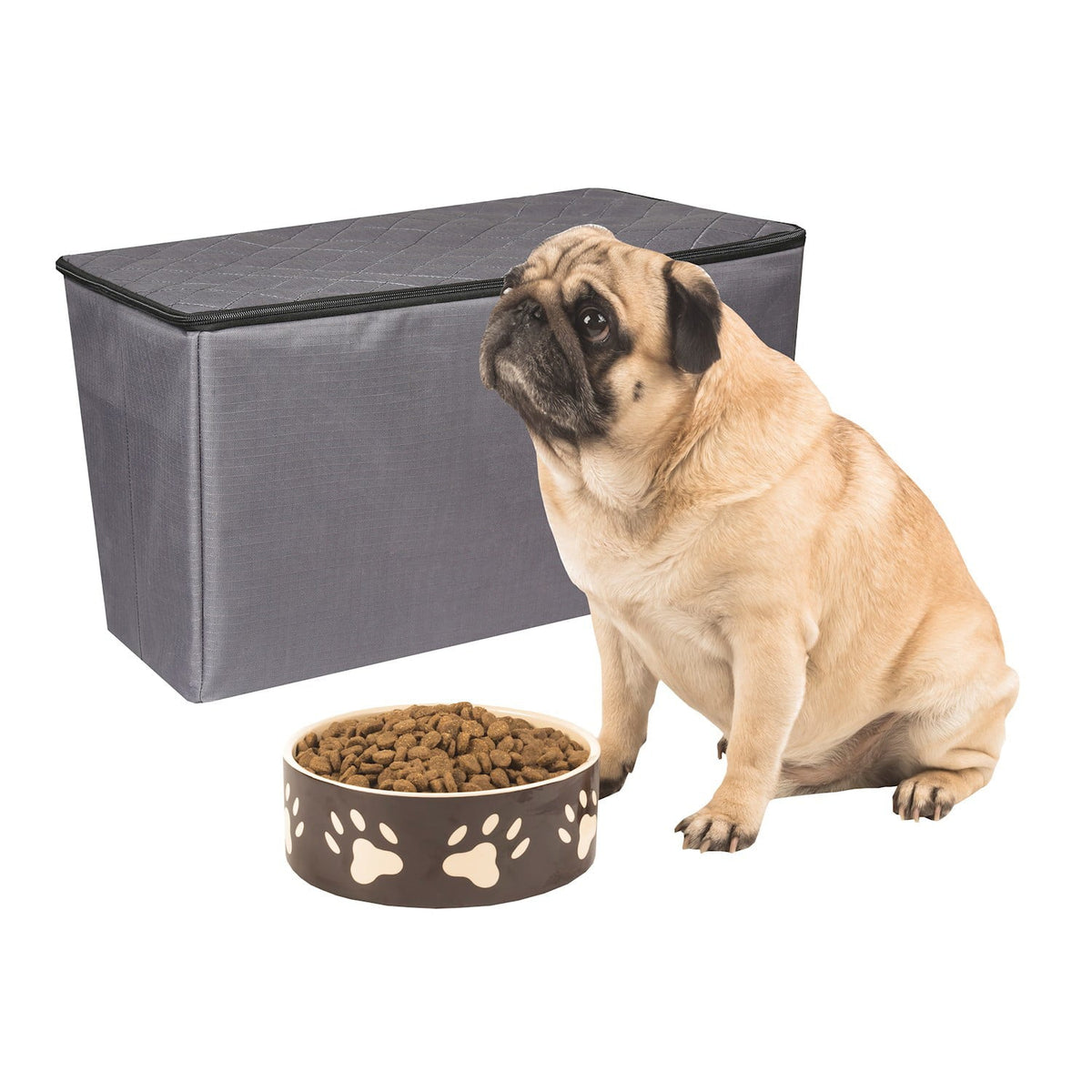 Bridge Storage Back with Dogs - for Dog Extender Seat MSR IMPORTS Gray