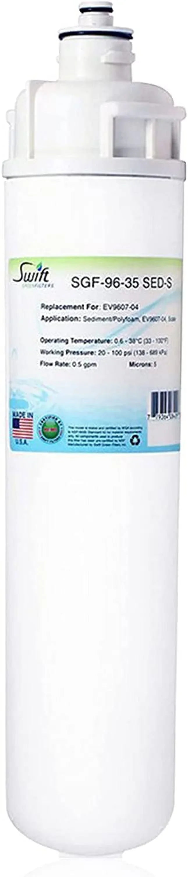 Pack),Made liquid EV9607-04 for Swift (2 Filter Filters Commercial Compatible Green USA SED-S SGF-96-35 in