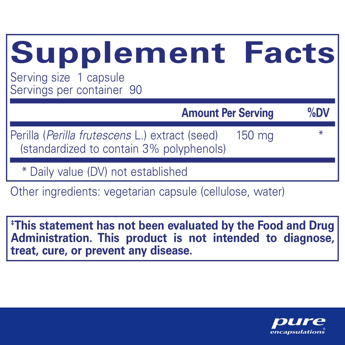 of Health* Capsules Th2 Perilla Modulation Encapsulations | Support for 90 | Cytokines Healthy Pure Mucosal Extract and