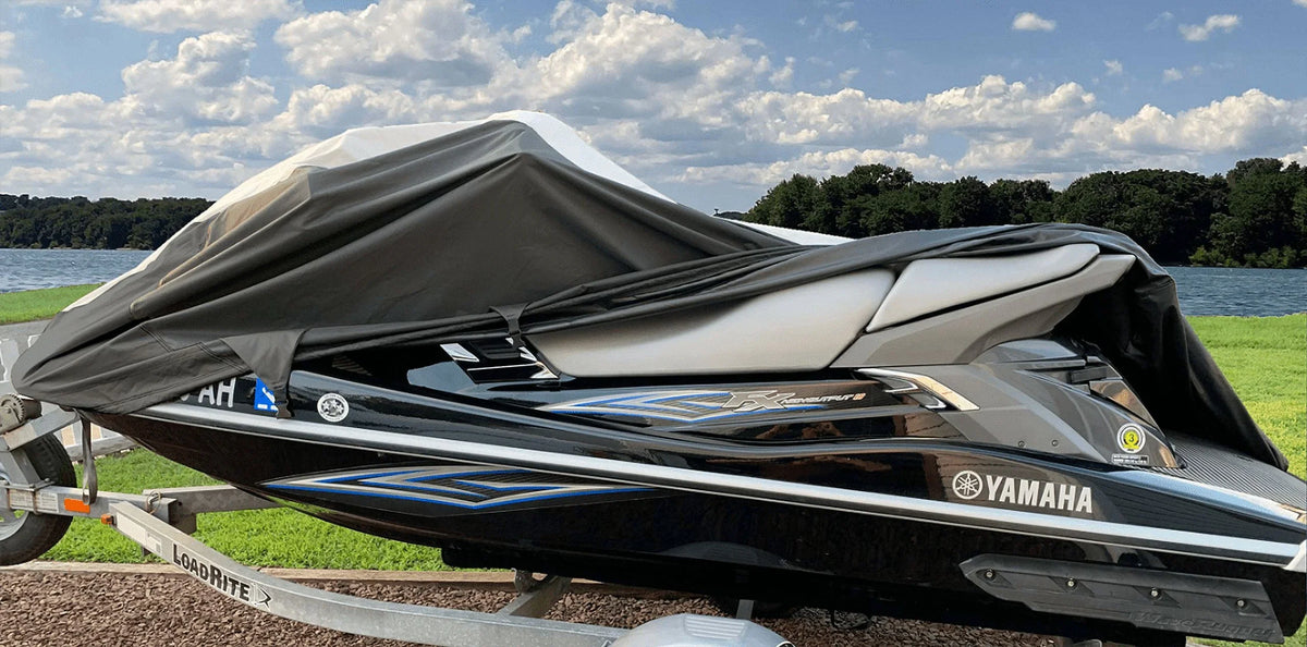 Yamaha Cover Seater JET 760 PWC Compatible SKI for 2 HEAVY-DUTY SUPER 1996 600D Wave Raider