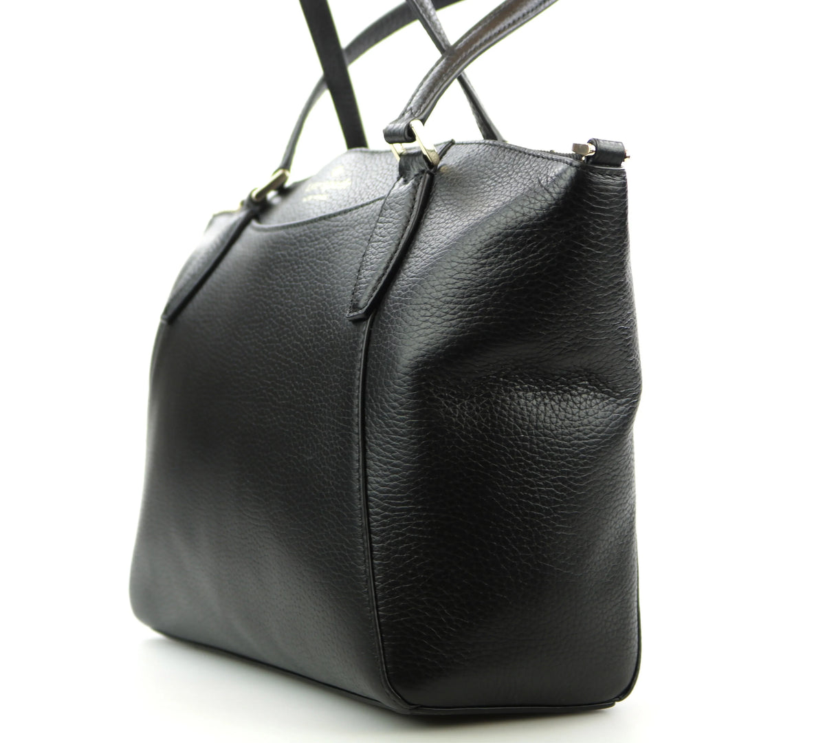 Medium Crossbody Monica Pebbled Black Kate Handbag Leather Bag Satchel Spade