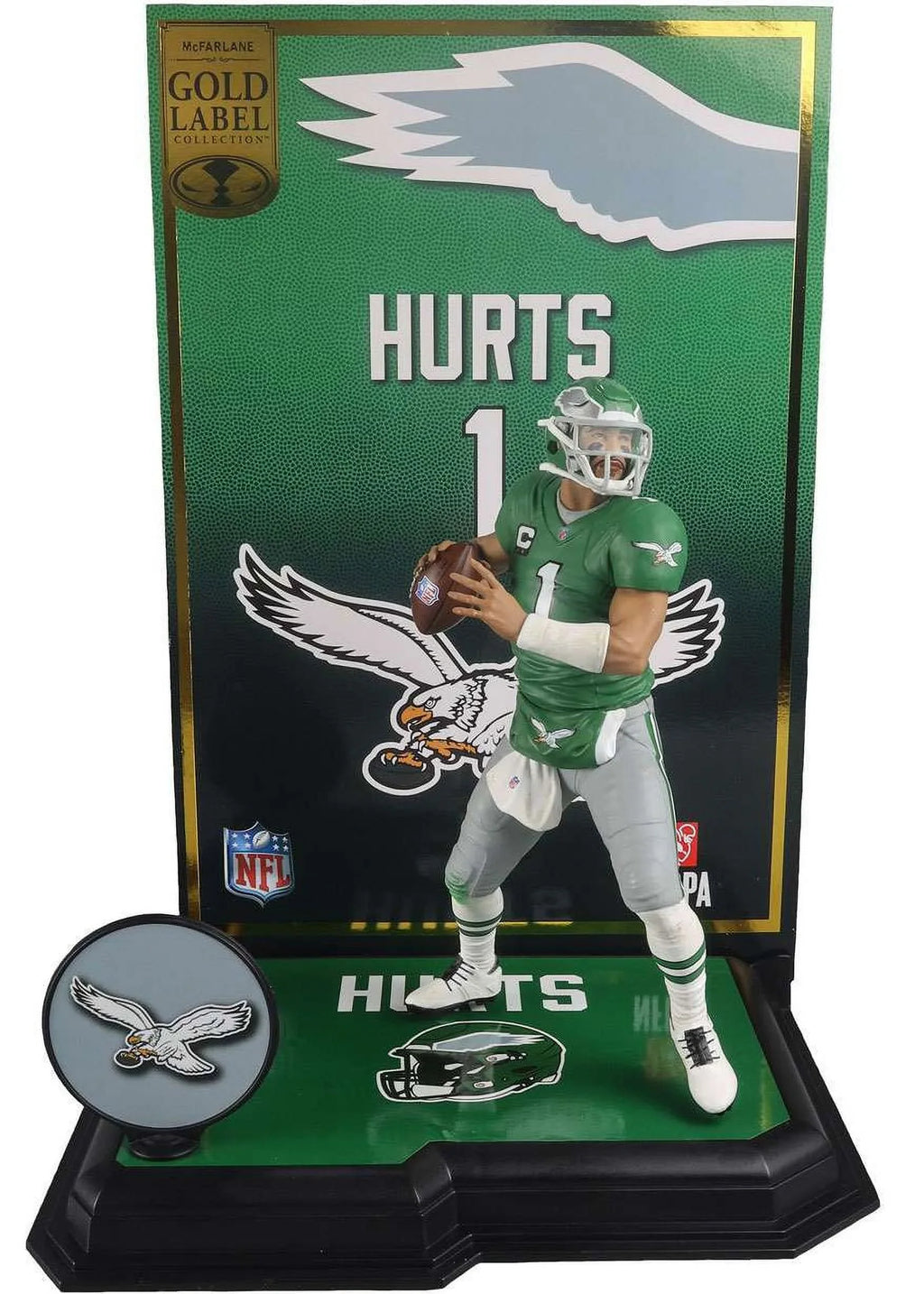 (Philadelphia) Jalen 7" Hurts Green Figure McFarlane w/Kelly