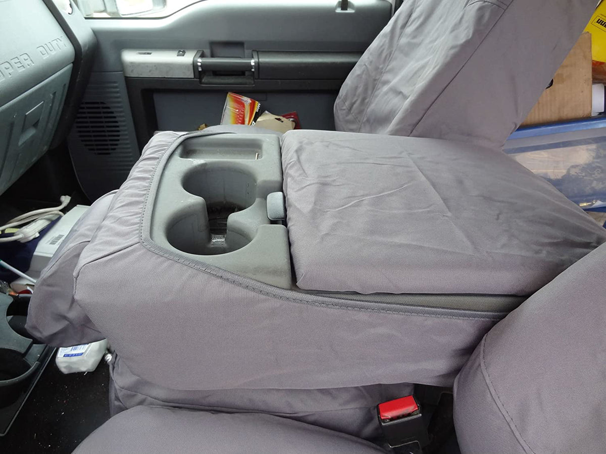 2011-2017 20 in Taupe Bottom Split XL Twill 40/20/40 Console F480 with and F150-F550 Opening Seat Center Opening