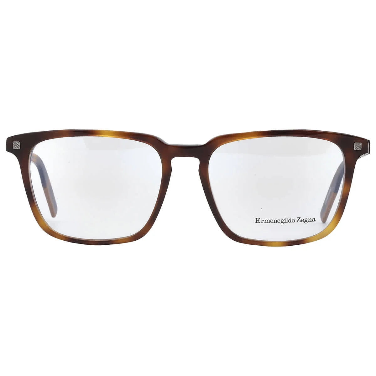 Rim Ermenegildo EZ5201 Havana Eyeglasses Dark Rectangle Full Zegna
