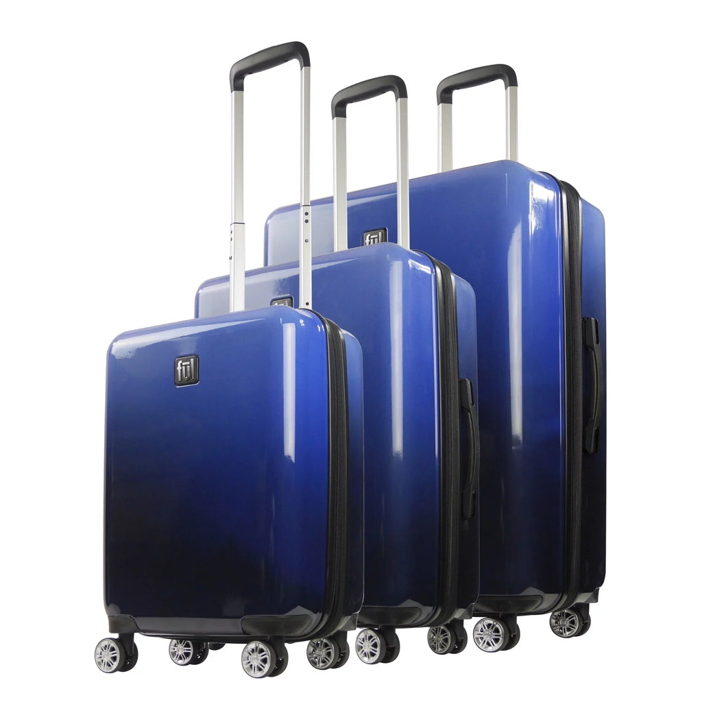 Wheels, Luggage, 26 Hardshell Set Spinner Impulse and 3 with Inch, Suitcase Ombre 31 Rolling 22, Piece Blue