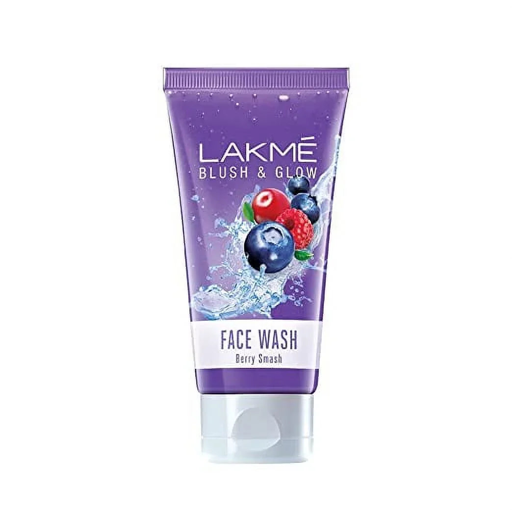 LAKMÃ Berries With 100 & Extracts G Wash Gel Glow Smash Face Berry Blush