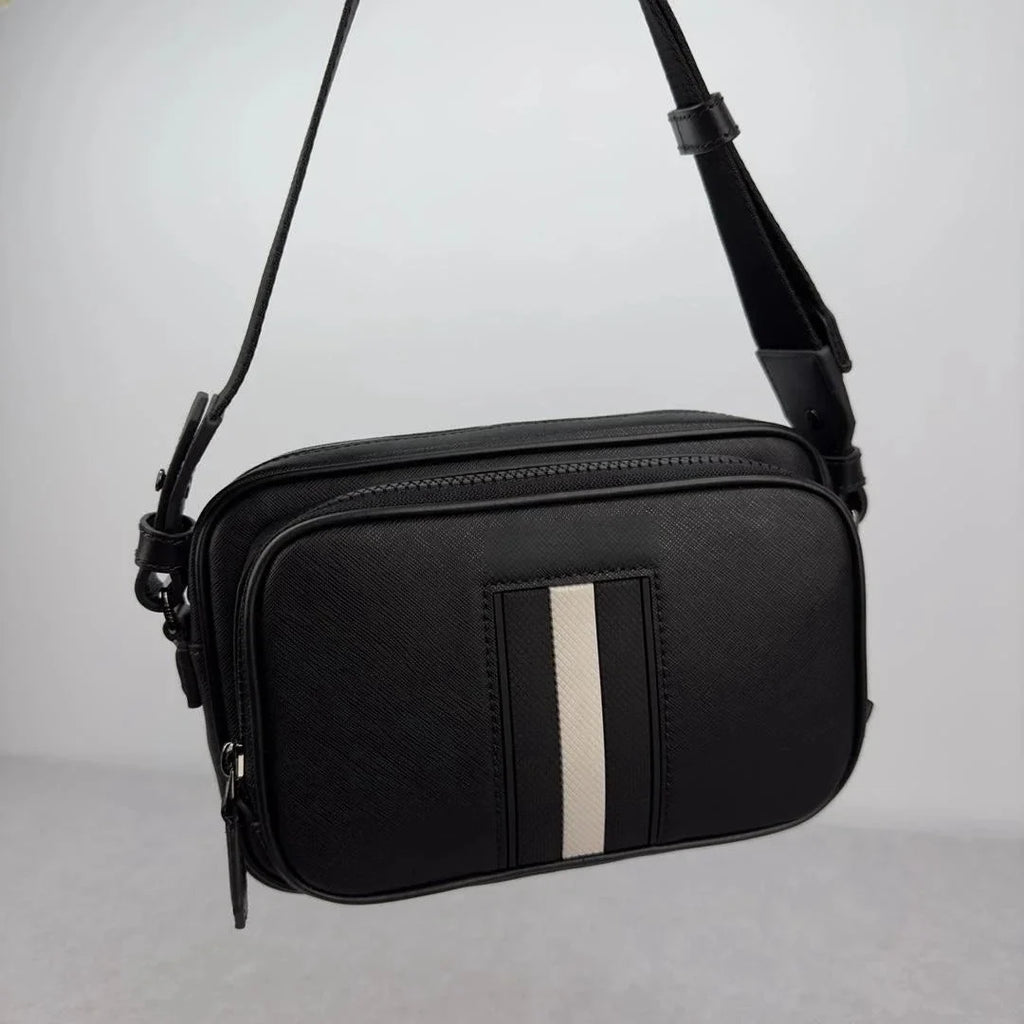 Bag Bag Bag Business Commuter Chest Men's Genuine Luxury Casual Crossbody High Shoulder Bag Leather design Shoulder B grade