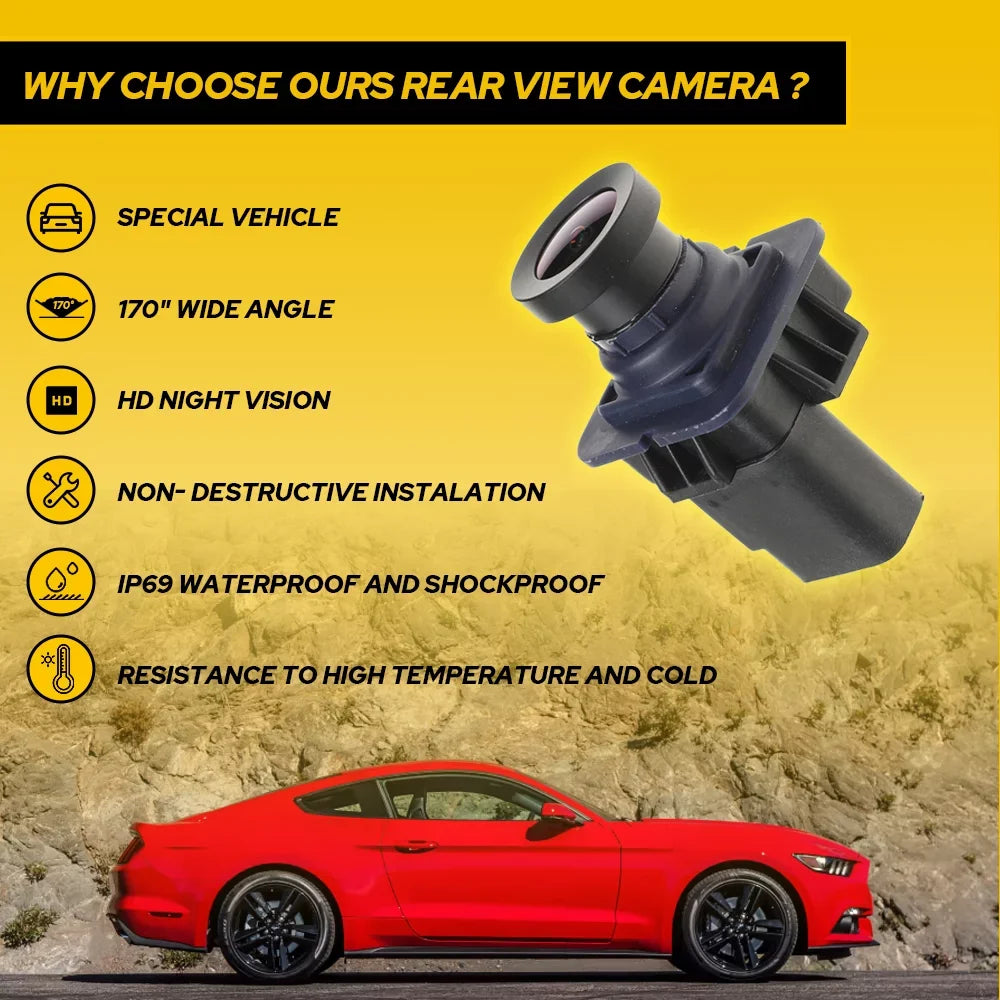 F-150 Camera Fit Backup View Parking ,2015-2018 Mustang For Rear 2011-2014