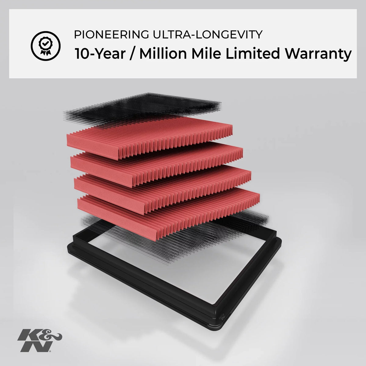 Rover LR4), High V6/V8 Range Air 2009-2018 33-2446 Filter: Land K&N Rover, (Discovery, Engine Premium, Filter: Replacement Washable, Performance,
