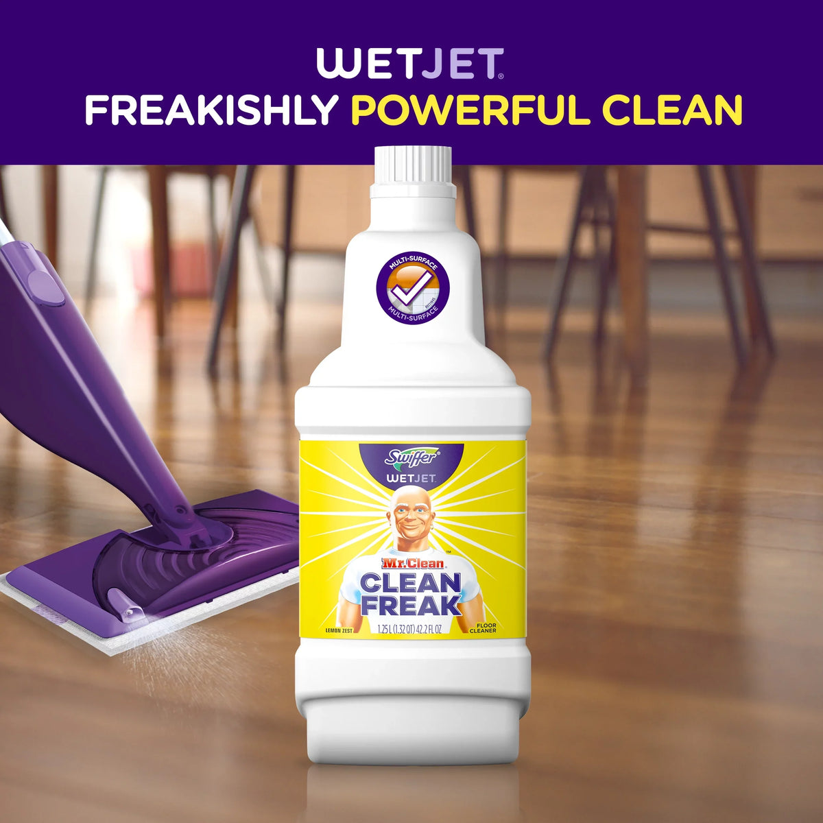 Solution 2 Swiffer Refills, Floor WetJet Ct Cleaner Lemon,