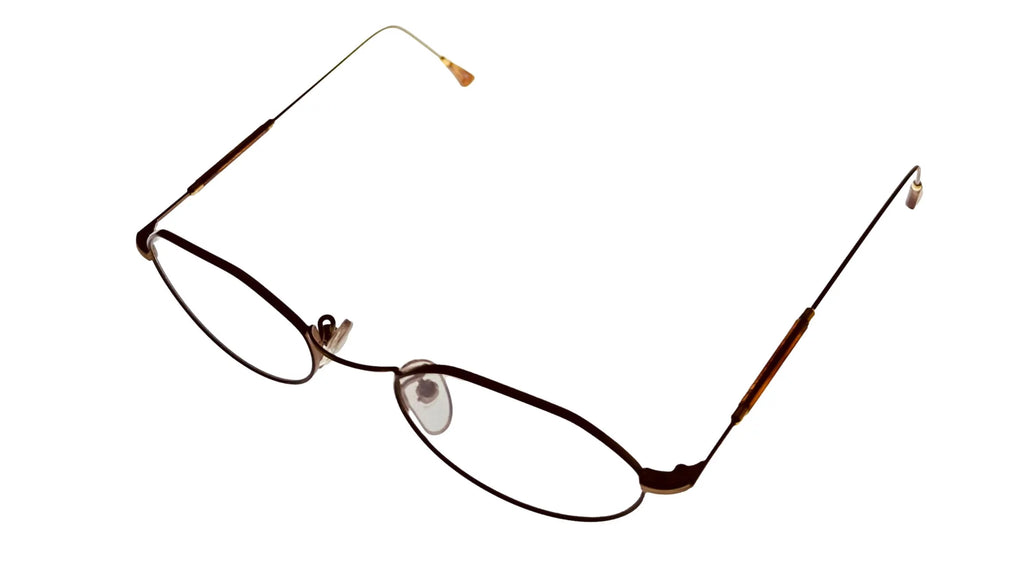 Eyewear Frame Gold Bob Tortoise BM777 47mm Mens Oval Antique Mackie