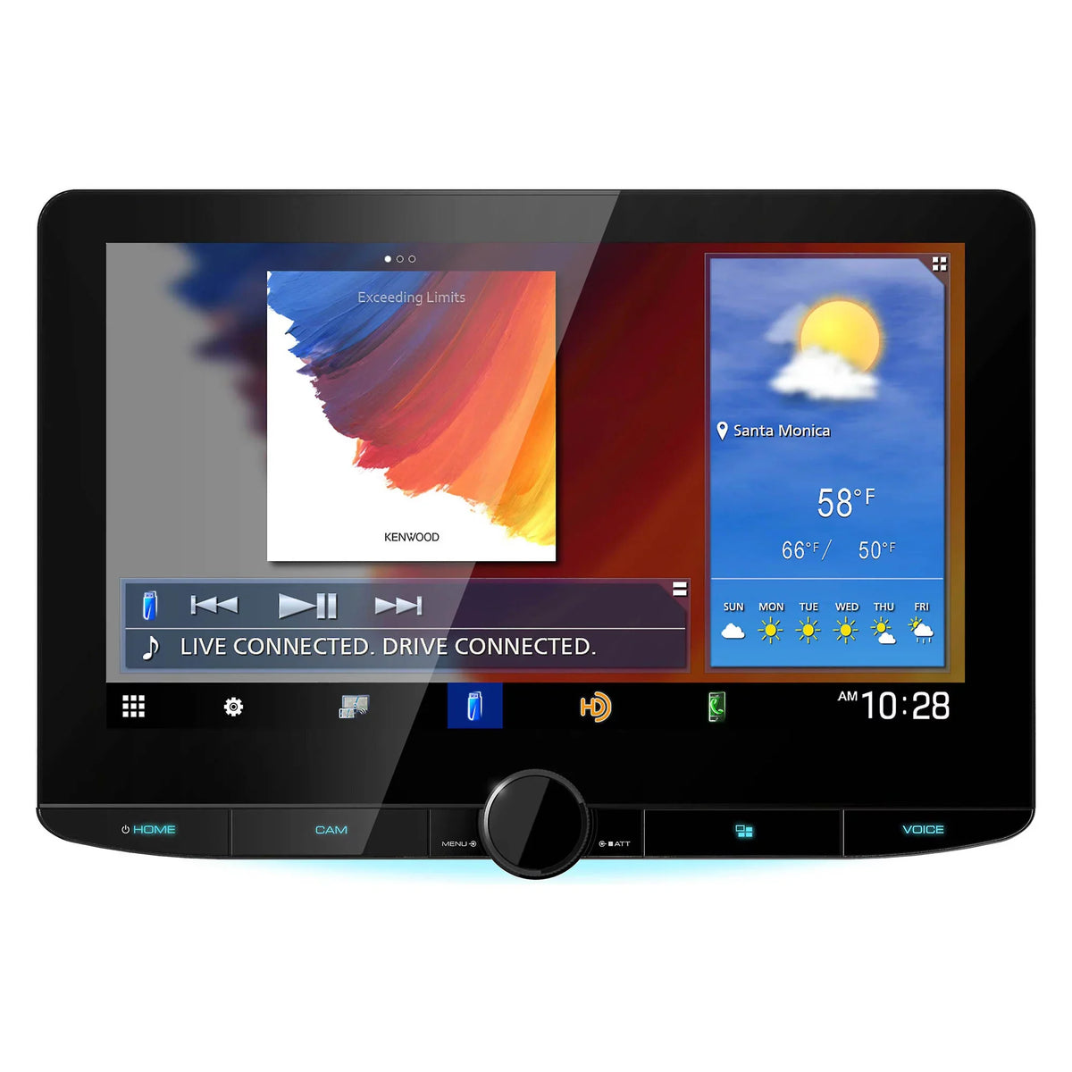 with License Digital Multi-Angle Rear MultiMedia Floating Plate Panel View Mounting Kenwood 10.1" DMX1037S with Receiver Camera CMOS-320LP