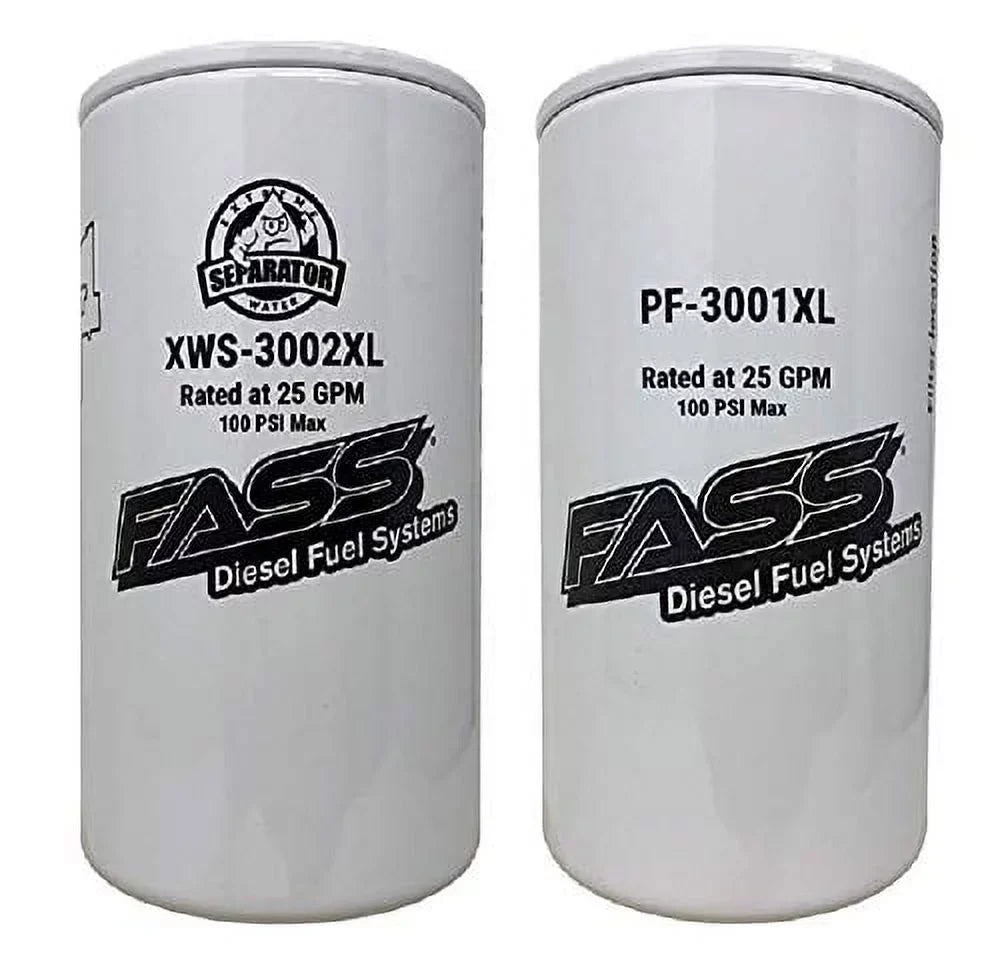 Replaces FF-3003 Fuel XWS-3002XL PF-3001XL Filter / Titanium Combo Package Series FASS