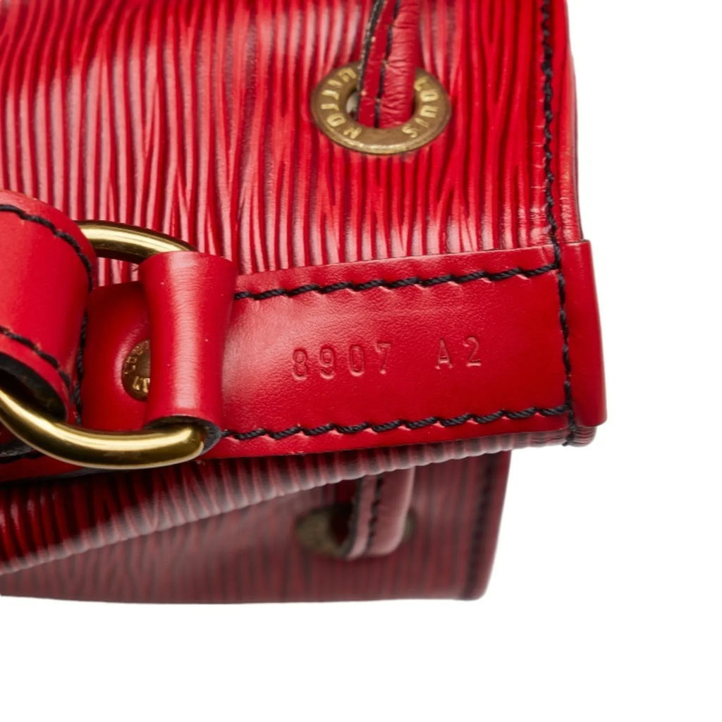 Epi Handbag Castilian Petit One M44107 Shoulder Pre-Owned Ladies (Good) Noe Leather Red Bag