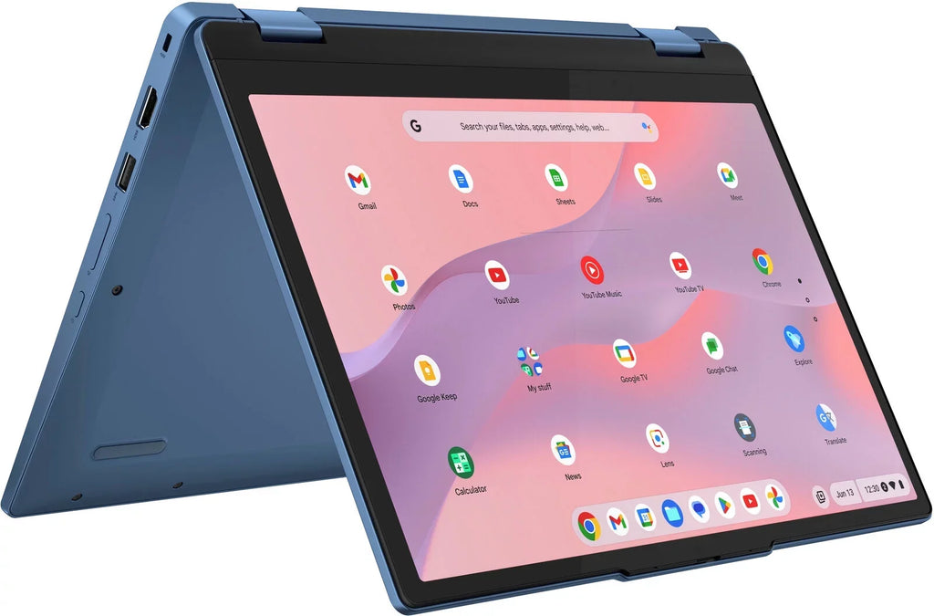 '- Abyss 12.2" Intel with eMMC PC Laptop - - - Notebook WUXGA N100 4GB Touch-Screen Flex 64GB Blue Chromebook Memory 3i