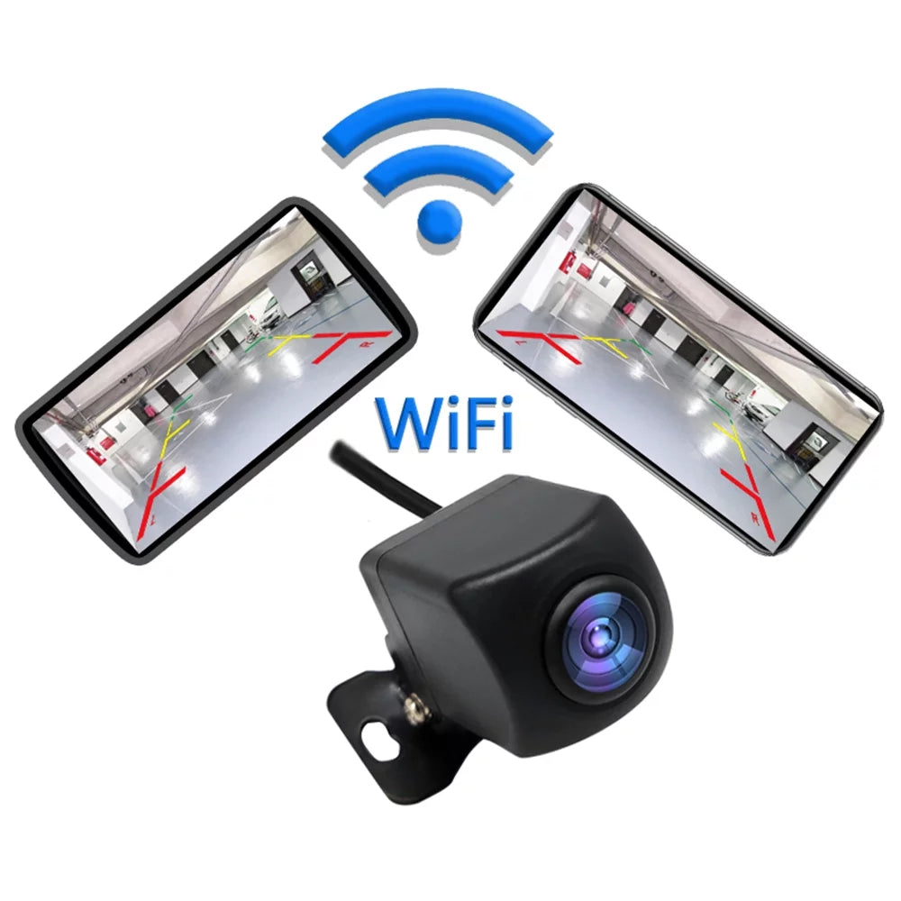Car, Vision, WiFi Waterproof Wireless Backup with Reversing Monitor Vehicles, Camera Wireless WIFI HD LCD MABOTO Rear Backup Night Camera for IP67 Camera View