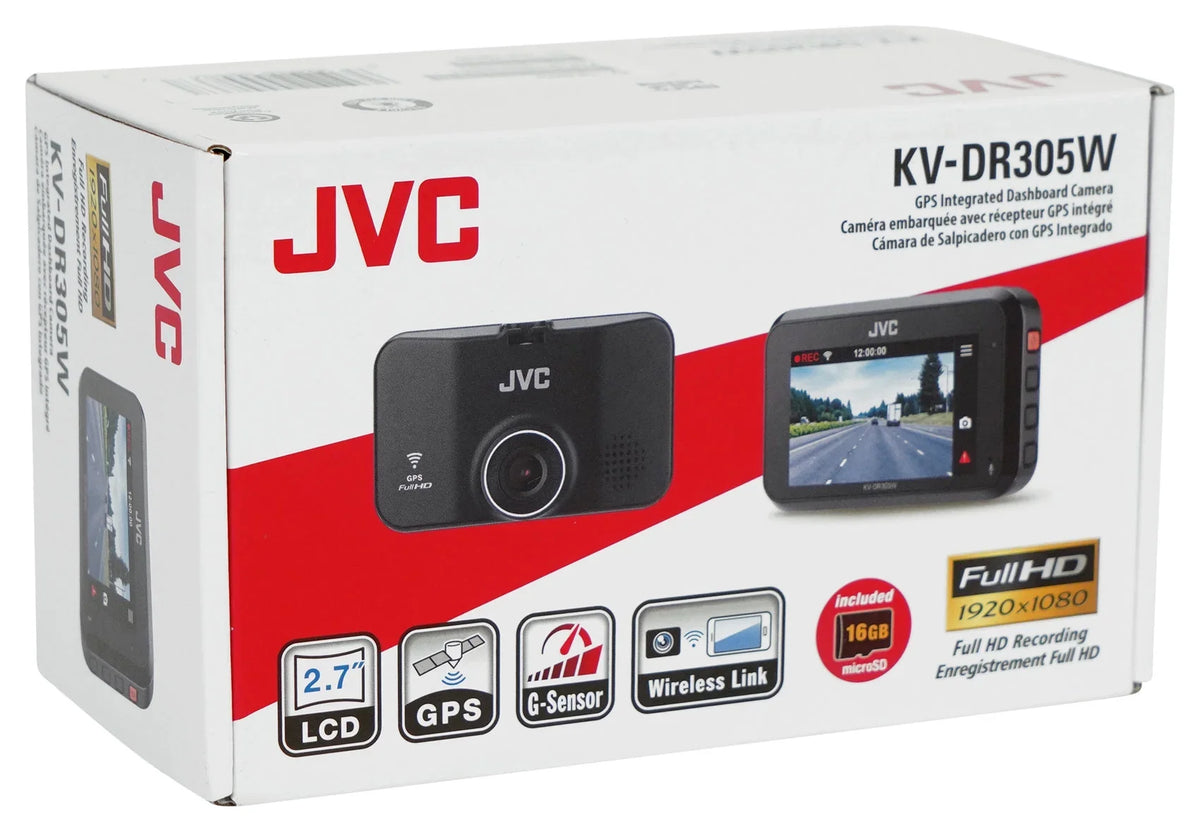 Wireless JVC Carplay HD Receiver+Dash KW-Z1000W Car 10.1" Cam Monitor