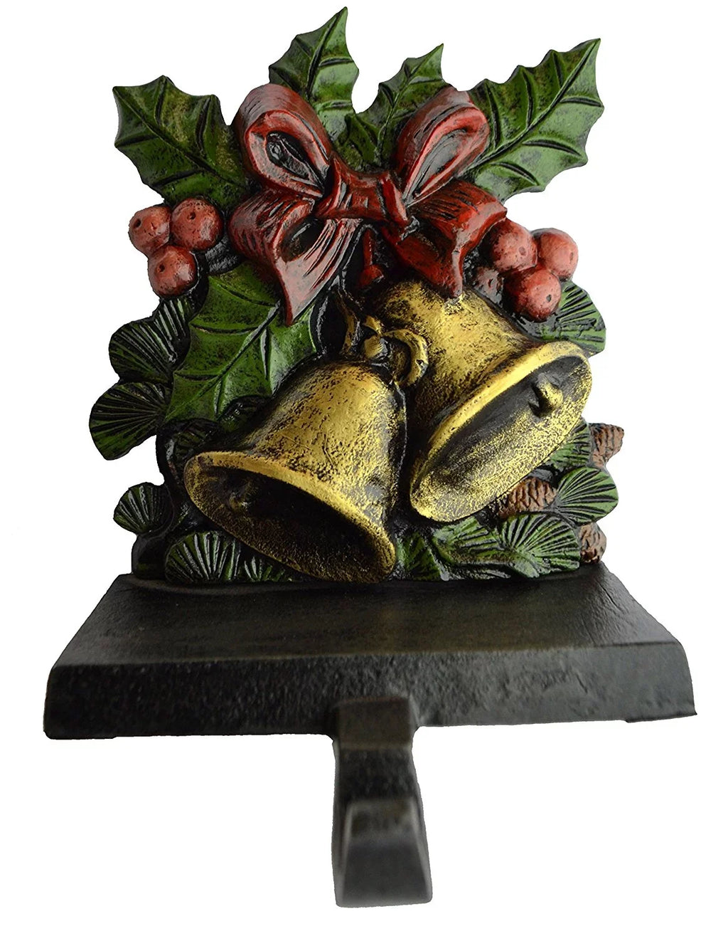 inches, Holder, Designed, 3.5 Christmas Hook, 7 Cast X Durable Measures lbs, 5.5 Iron Strong Perfect (Bell) Decor, Weighs Lulu and Stocking