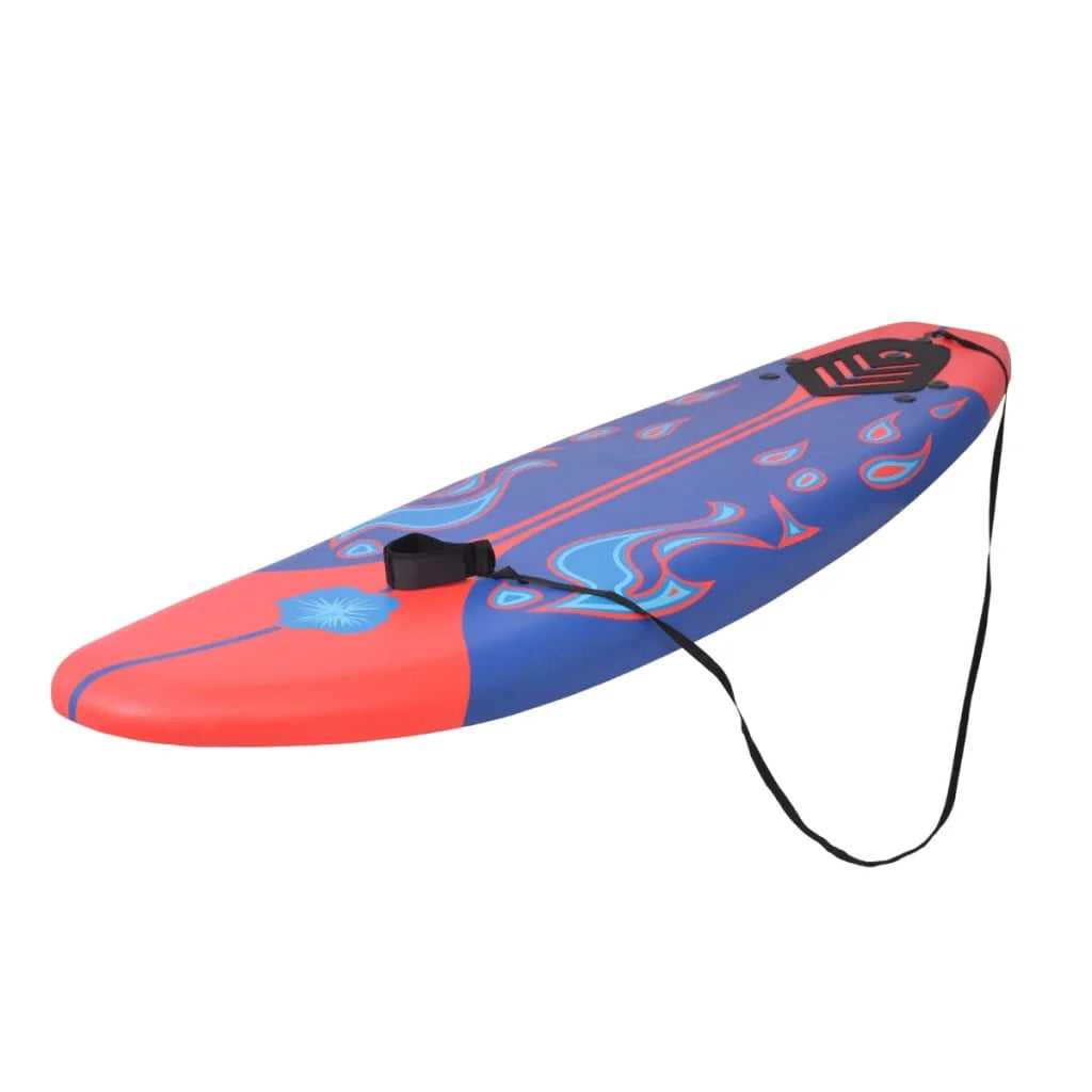 Buyweek 66.9" and Blue Red Surfboard