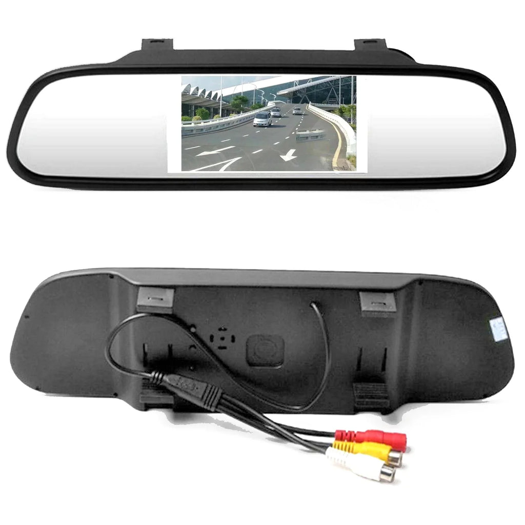PAL LCD Night Hornets Car Monitor 4.3inch NTSC 4.3" Parking Assist Vision TFT Mad Mirror