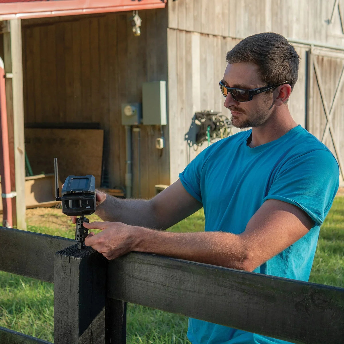 Wide Security LTE (US Cellular 1202 V150 exterior Solar-Powered Network) VOSKER Camera Nation