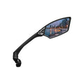Scratch Mirror, New Glass Mirror, Resistant Rearview MEACHOW (Sliver Side) Right Bicycle ME-006RS Safe Lens,Handlebar Rotatable Bike Mirror,