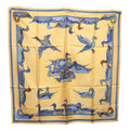 Pre-Owned Hermes / scarf HERMES duck (Good) pond muffler silk Carre 100% 90