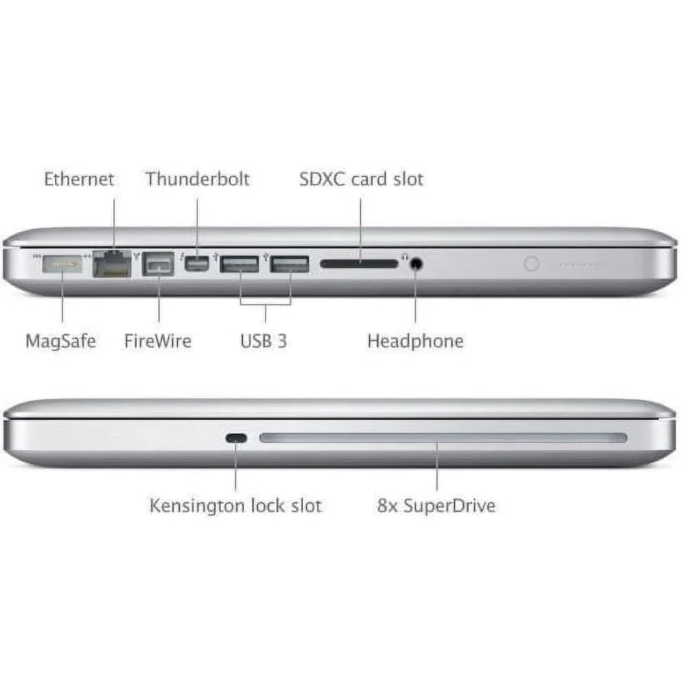 Pro Core MacBook 2.4GHz MD313LL/A i5 Laptop (2011) 4GB 13" Restored (Refurbished) HD RAM 500GB